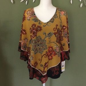 Ruby Red Gypsy Caravan Blouse